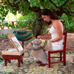 Bordar uma Mandala em Ponto de Arraiolos com Lídia Freixa